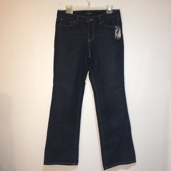 Nine West Mid Rise Bootcut Jeans 8/28 8 nwt - Picture 2 of 8